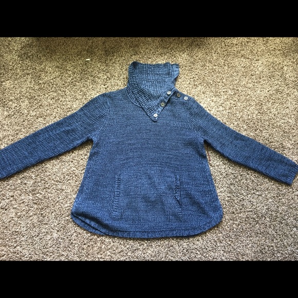 Style & Co. Sweater with Button Accents and Pocket - Picture 1 of 10